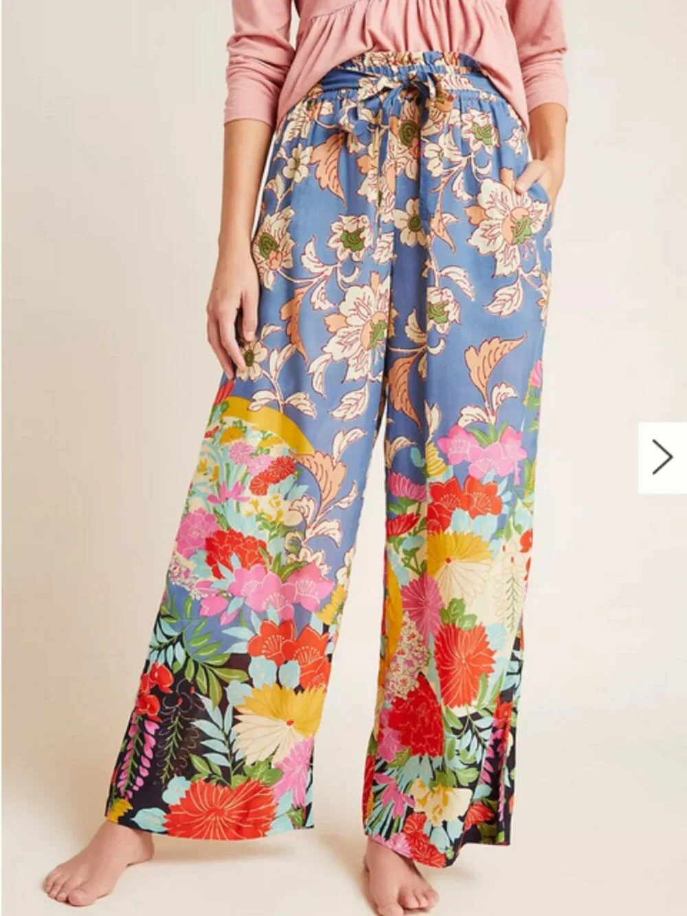 Anthropologie Leilani Paperbag Wide-Leg Pants - Small - Picture 1 of 11